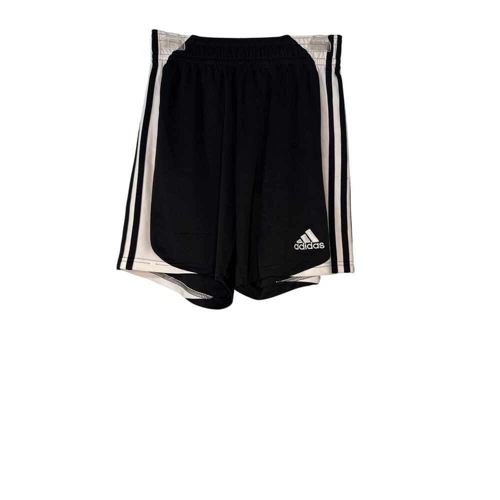 Adidas Black and White Striped Shorts Men's Size S